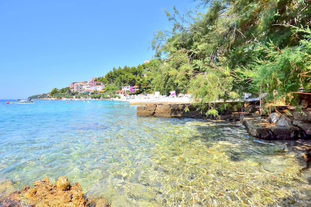 Beach Apartments Mika Lokva Rogoznica Dış mekan fotoğraf
